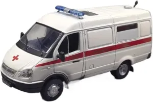 1 43 for Liaz Ambulance Alloy Diecast Miniature Car Model Simulation Classic Souvenir Display Motor Vehicles Toys