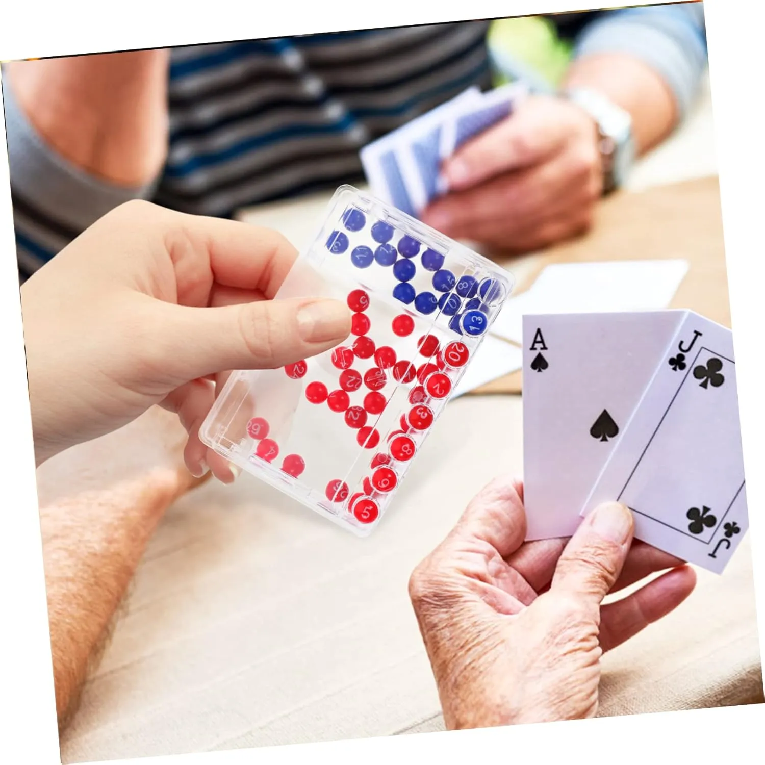 1 Set Analog Number Picker Number Toys Mini containers Portable Game Console lotto Game Bingo Machine Elevated Balls Supplies Games Machine Picker Plastic