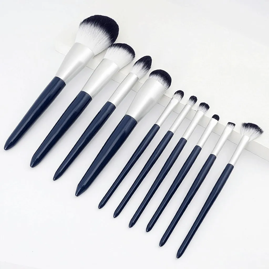 10 Pieces Of Makeup Brush Set Eye Shadow Brush Soft Hair Powder Brush Powder Blusher Brush