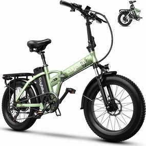 1000W Folding Electric Bike,48V 20AH Removable Battery E Bike,30 MPH,80 Miles Max Range Electric Bike for Adults,20" Fat Tire Foldable ebike,Adult Electric Bicycle for Commute Beach Snow