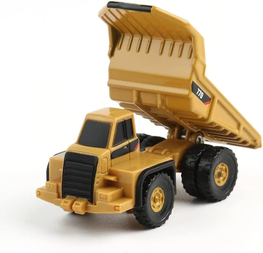 1:150 N Scale Mini Construction Vehicles Toys, Diecast Engineering Vehicle Model for N Scale Railroad, Train Set, Collection, Age 15 