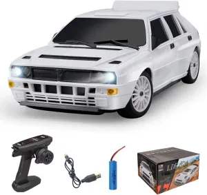 1/28 Scale Mini RC Drift Car for Adults, 4WD Full Proportional Drift Racing Car with LED Lights, High-Speed 10km/h RC Vehicle for Hobbyists & Teens -LD2803