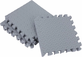 12x12x1 Inch High-Density Shock Absorbing Mats Quiet Soft Gym Flooring Interlocking Floor Tiles for Home Gym