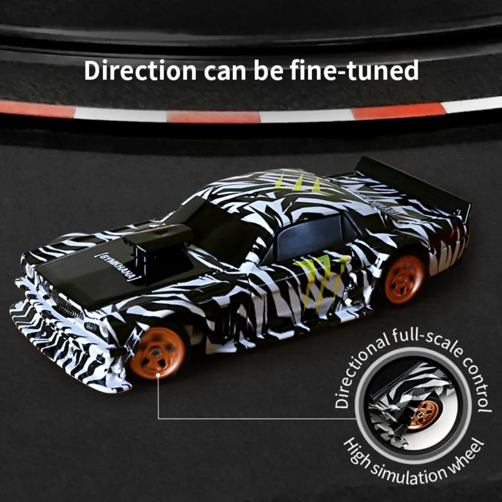 1/43 RC Car Mini Racing Cars 2.4G Radio Control Drift Car 4WD Off-Road High-Speed Motor Vehicle Model Toys for Boys Mini Gifts (4302)