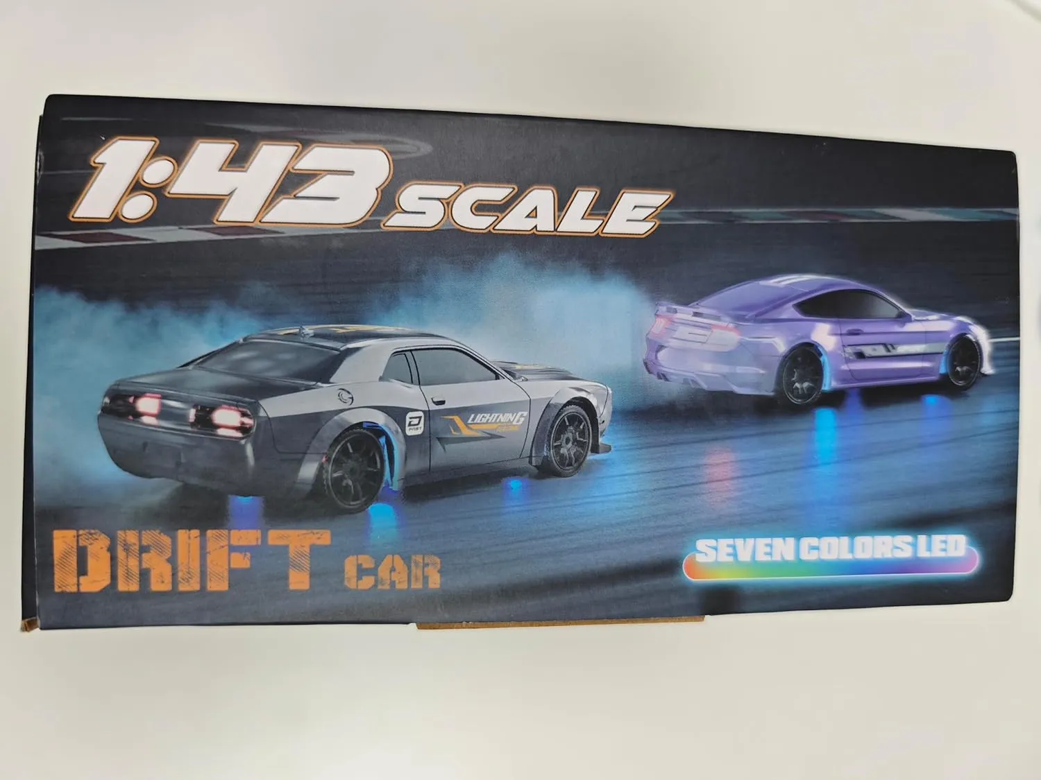 1:43 Scale Mini RC Drift Car with Gyro Full Proportional RTR 2.4Ghz Remote Control with RGB Lights and 2 Replaceable Body Shell(8501-Green)