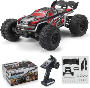 16102 Remote Control Truck 1/16 Scale RC Off Road car, 4WD Fast RC Cars 35 KPH, 4X4 Esports High Speed Remote Control Cars for Adults and Boys, All Terrain Off Road Truck