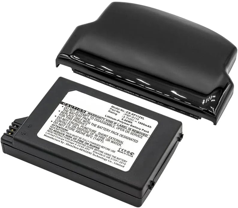 1800mAh PSP 3000 Battery PSP-S110 Battery for Sony PSP 3000 2000 3004 3001 3008 2th Slim Lite Li-Polymer 3.7v;