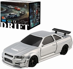 1/43 RC Drift Car for Adults, 2.4G Mini Remote Control Racing Car, 4WD Electric Model With Lights - High Speed RTR Vehicle, Type 4