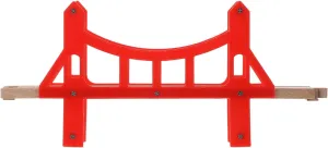 1pc Train Track Bridge Expansion Toy for Boy Girl Easy to Assemble Railway Accessory for Boy Girl Scene Building Beautiful Design for Creative Play