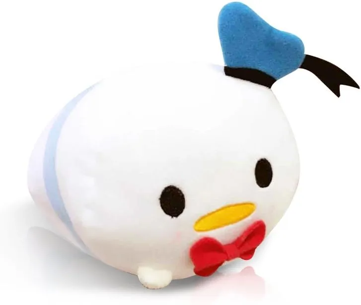 2 Pcs Set Ducky Boy and Girl Plush Travel Pillow Stackable Long Cushion for Long Flight car Ride Cruise