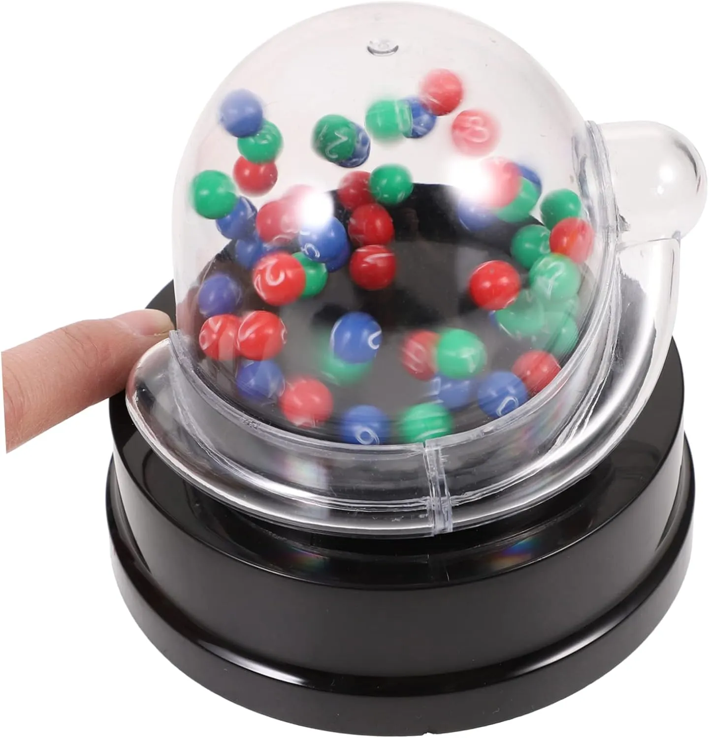 2 Sets Electric Machine Jackpot Machine Mini Lotto Games Machine Cage Game with Balls Bingo Tumbler with Balls Fortunate Picker Number Kids Bingo Portable Ball Machine Pp