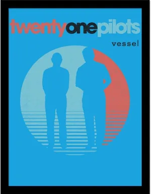 21 Pilots (Vessel) Collector Print (Framed) 30cm x 40cm - A Stunning Artwork to Enhance Your Collection or Living Space, One Size