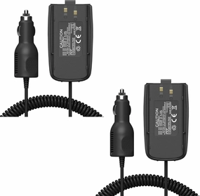 2 Pack SHIQUN TYT TH-UV800D Battery Eliminator Car Radio for UV-8000E Walkie Talkie 10W High Power Two Way Radio 7.4V 3600mAh