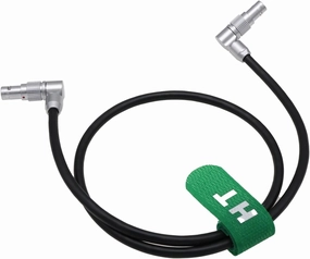 2 Pin Adjustable Right Angle 12V Power Cable for ARRI Alexa Camera to SmallHD Monitor Teradek Bolt Bond Preston MDR4 60cm