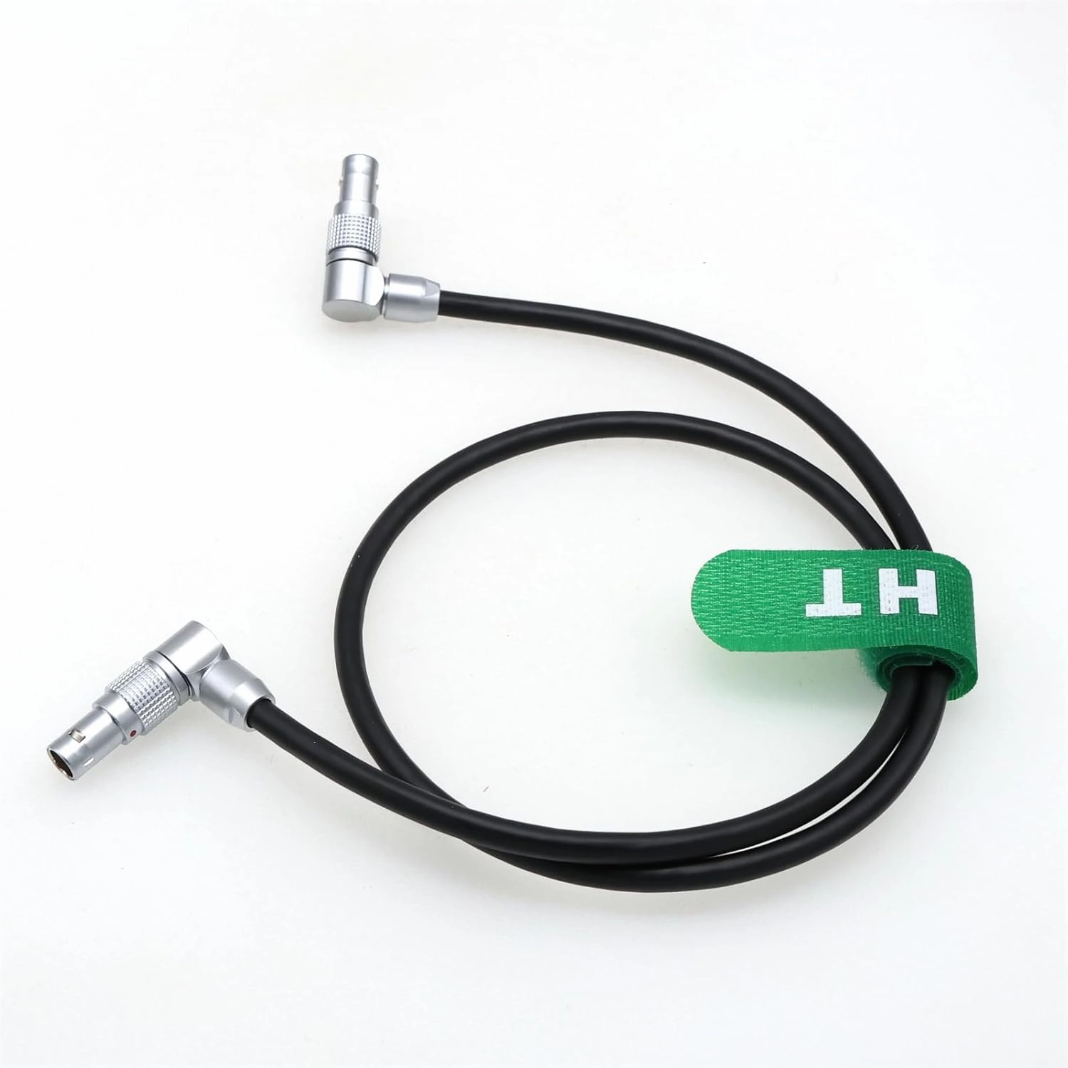 2 Pin Adjustable Right Angle 12V Power Cable for ARRI Alexa Camera to SmallHD Monitor Teradek Bolt Bond Preston MDR4 60cm