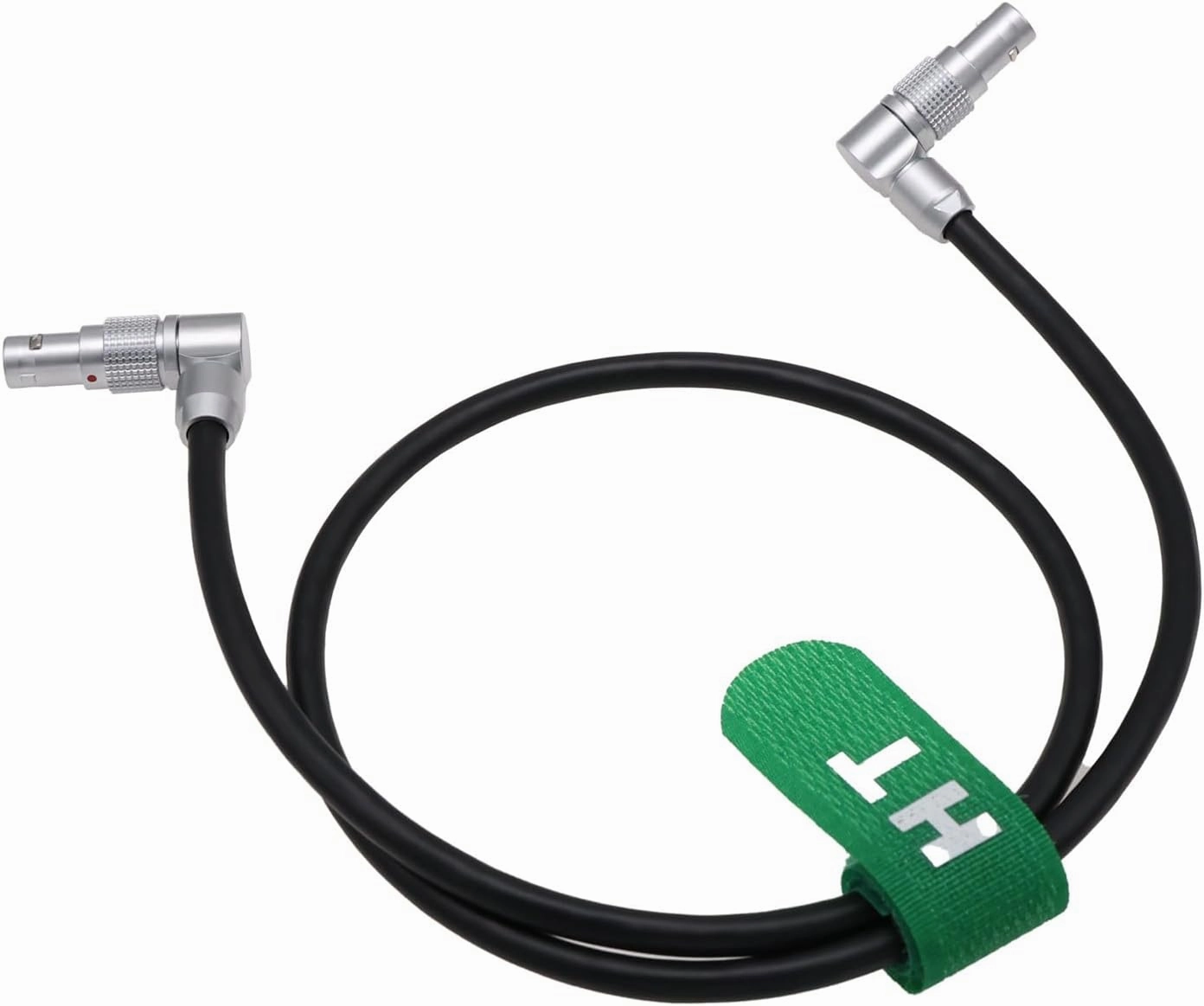 2 Pin Adjustable Right Angle 12V Power Cable for ARRI Alexa Camera to SmallHD Monitor Teradek Bolt Bond Preston MDR4 60cm