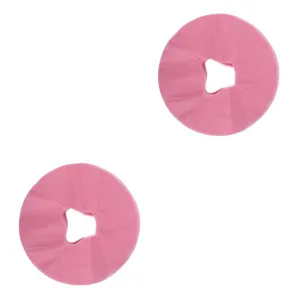 2sets Disposable Massage Face Pads Cotton Facial Bed Wrinkle Massage Pad 50pcs*2