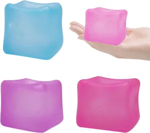 3 Pack Stress Cube Squishy Balls for Adults Sensory Fidget-Always Returns to its Square Shape,Stretchy Squishy Cube for Anxiety Stress Relief(3pcs)