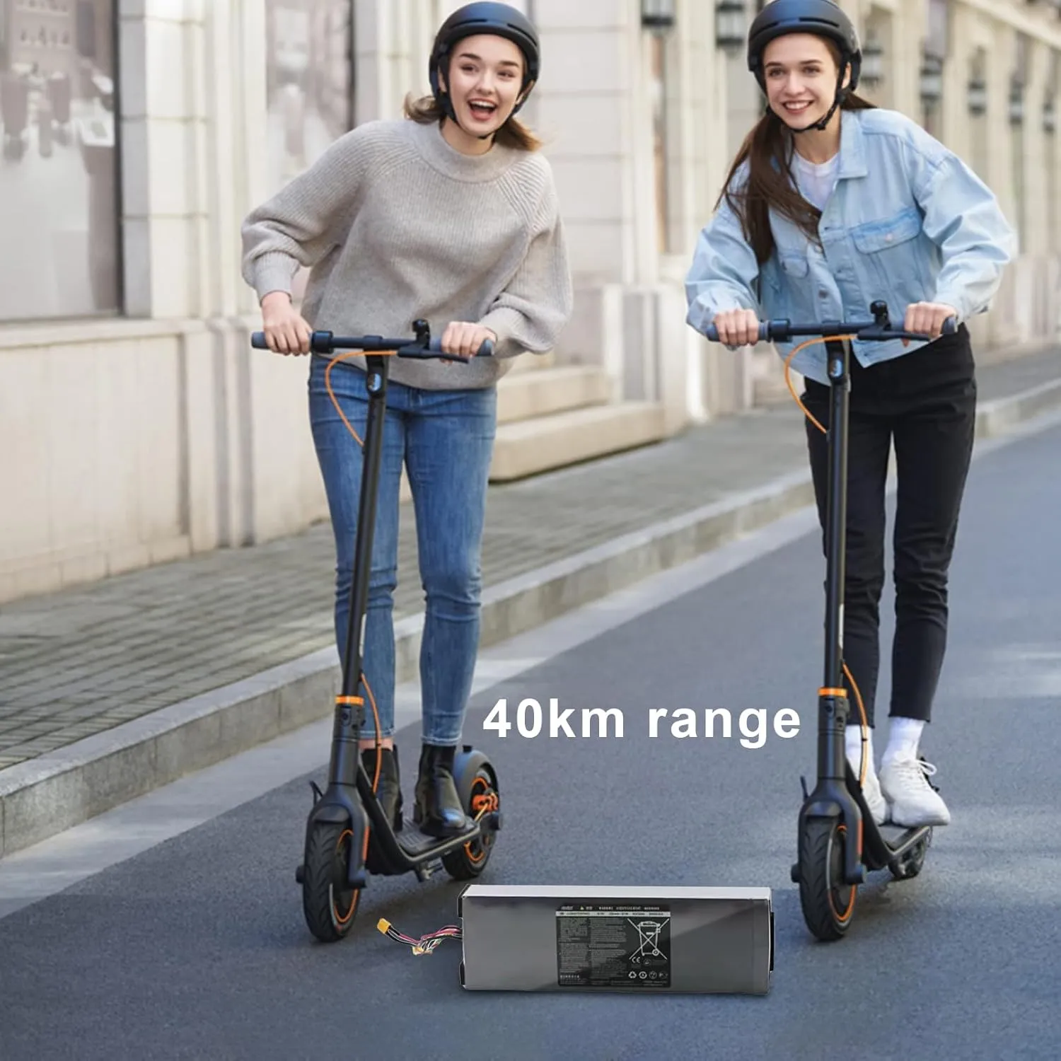 36V Rechargeable Battery Replacement Accessories for Segway Ninebot Electric Kick Scooter (F30-7650mAh)