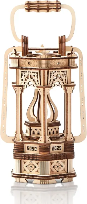 3D Wooden Puzzle for Adults, DIY Lantern Model, Creative Assembly Model Building for Adults and Teens, DIY Assembly Puzzle Toy, Woodcraft Kit for Christmas Day