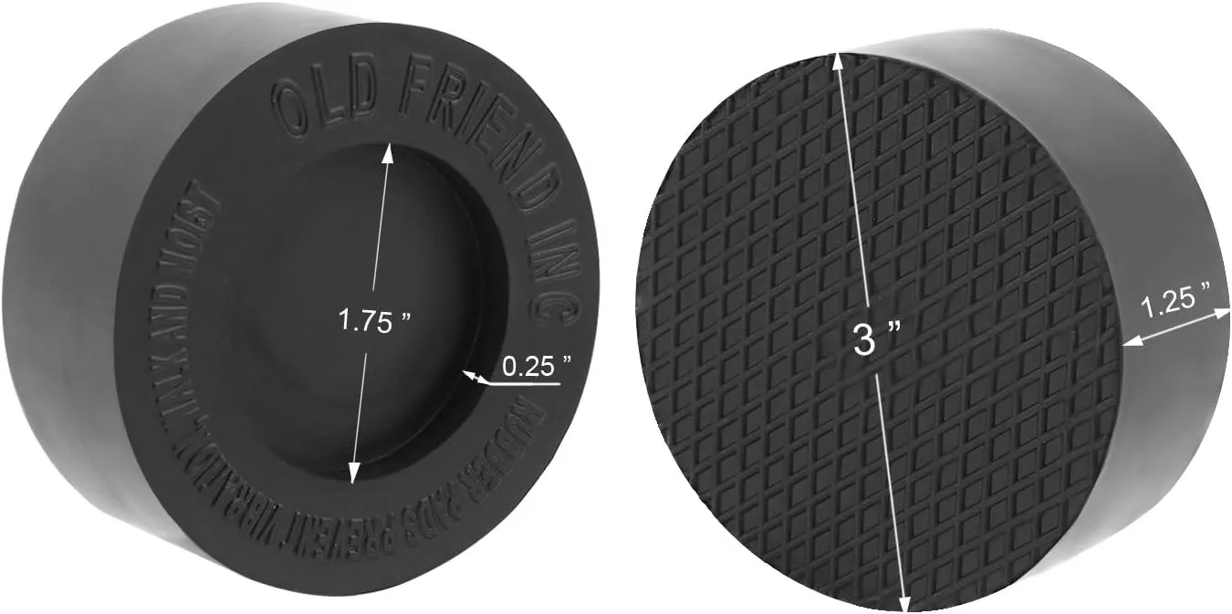 4 Pack Rubber Anti Vibration Pads and Anti-Walk Pads Shock Absorbing Non Slip Grip Pad for Washer and Dryer Appliances