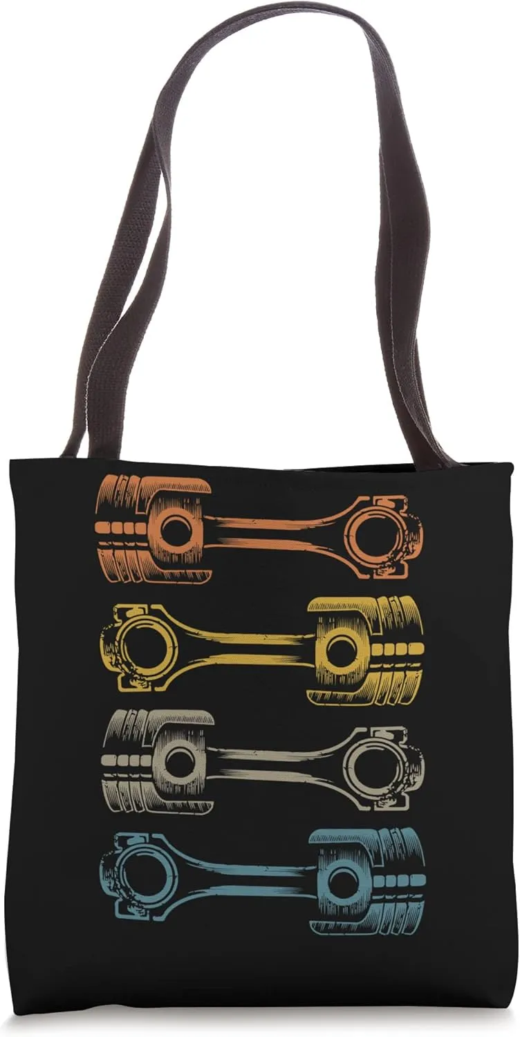 4 Pistons - Four cylinder engine - mechanic, engineer, racer Tote Bag