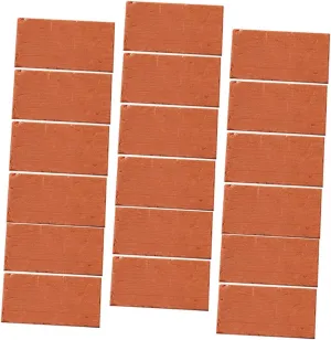 40pcs Miniature Building Brick Models Stackable Soil for Fish Tanks Table Layouts Architectural Scenes Realistic Tiny Bricks for Creative Model Accessories