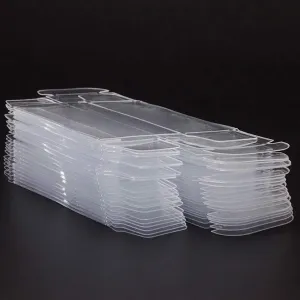 50 PCS Plastic Toy Car Model Display Boxes 1/64 Scale Transparent PVC Toy Car Display Case Clear Vehicle Model Car Organizer Box Protector Covers Cases for Collectors Storage Display