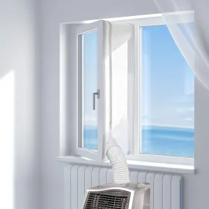 500CM(197") Universal Window Seal for Portable Air Conditioner and Tumble Dryer – Works with Every Mobile Air-Conditioning Unit