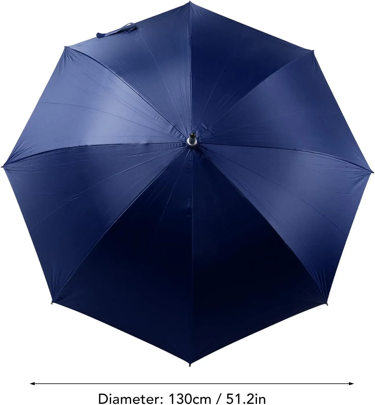 51.2in Inch Windproof Canopy Golf Umbrella Golf Umbrella for Travel Rain Wind Men and Women Small Portable