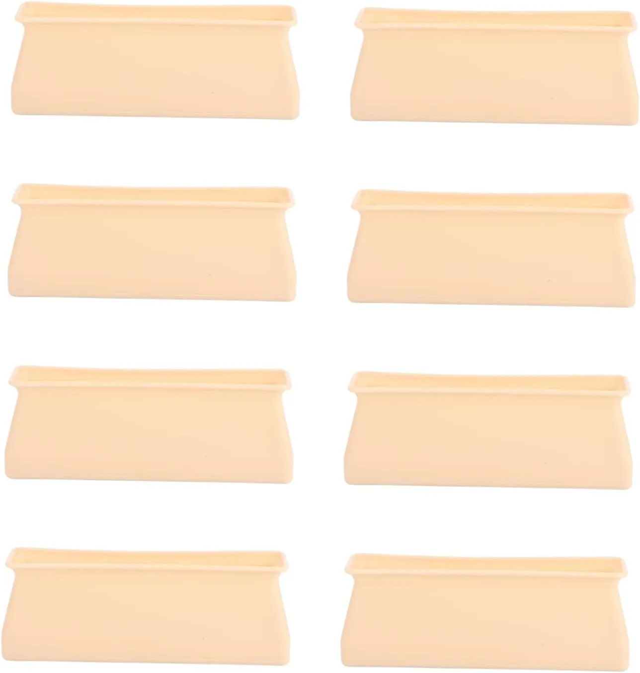 8pcs Bed Leg Protectors Bed Frame Toe Guard Protectors Anti-Slip Furniture Feet Covers for Home Decor