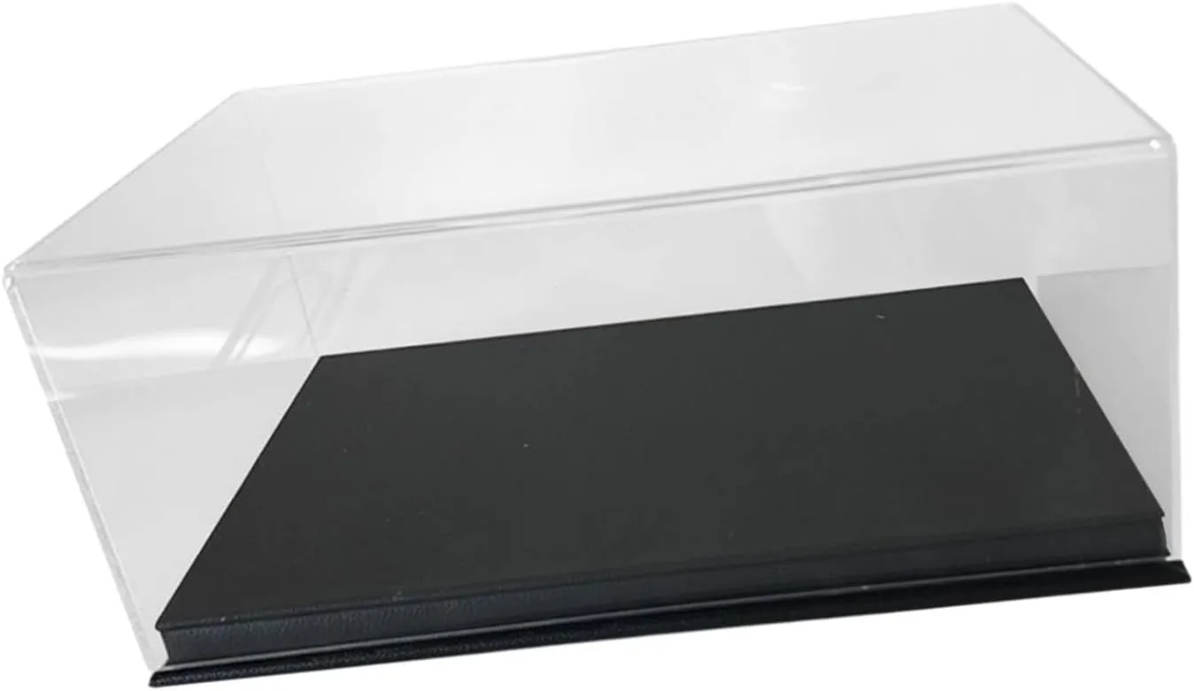 Acrylic Display Case Figure Display Case Clear Crafts with Base Collection Display Stand for Model Cars Action Figures Statue