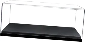 Acrylic Display Case for 1:43 Scale Model Cars Collectibles with Base Dustproof Stackable Clear Showcase for Action Figures Cosmetics