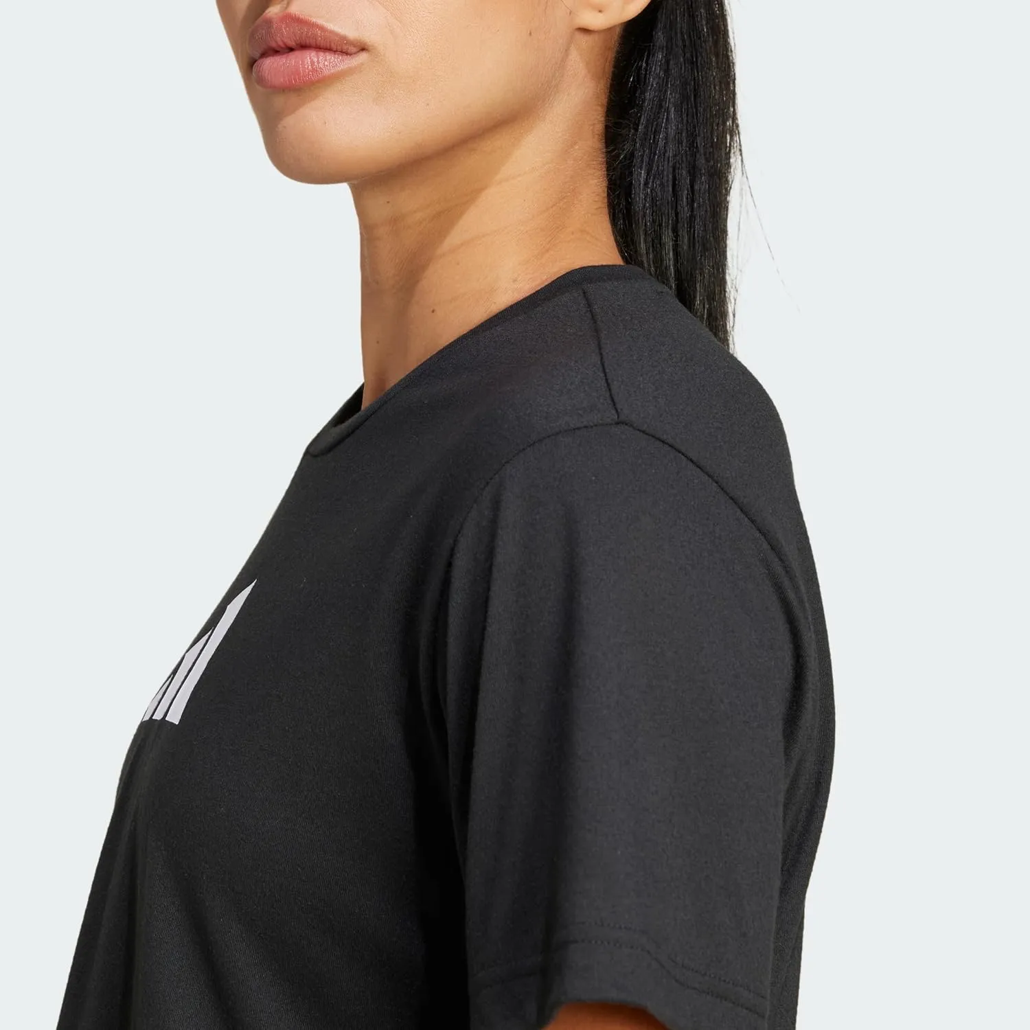 adidas Women's Train Essentials Big Performance Logo T-Shirt