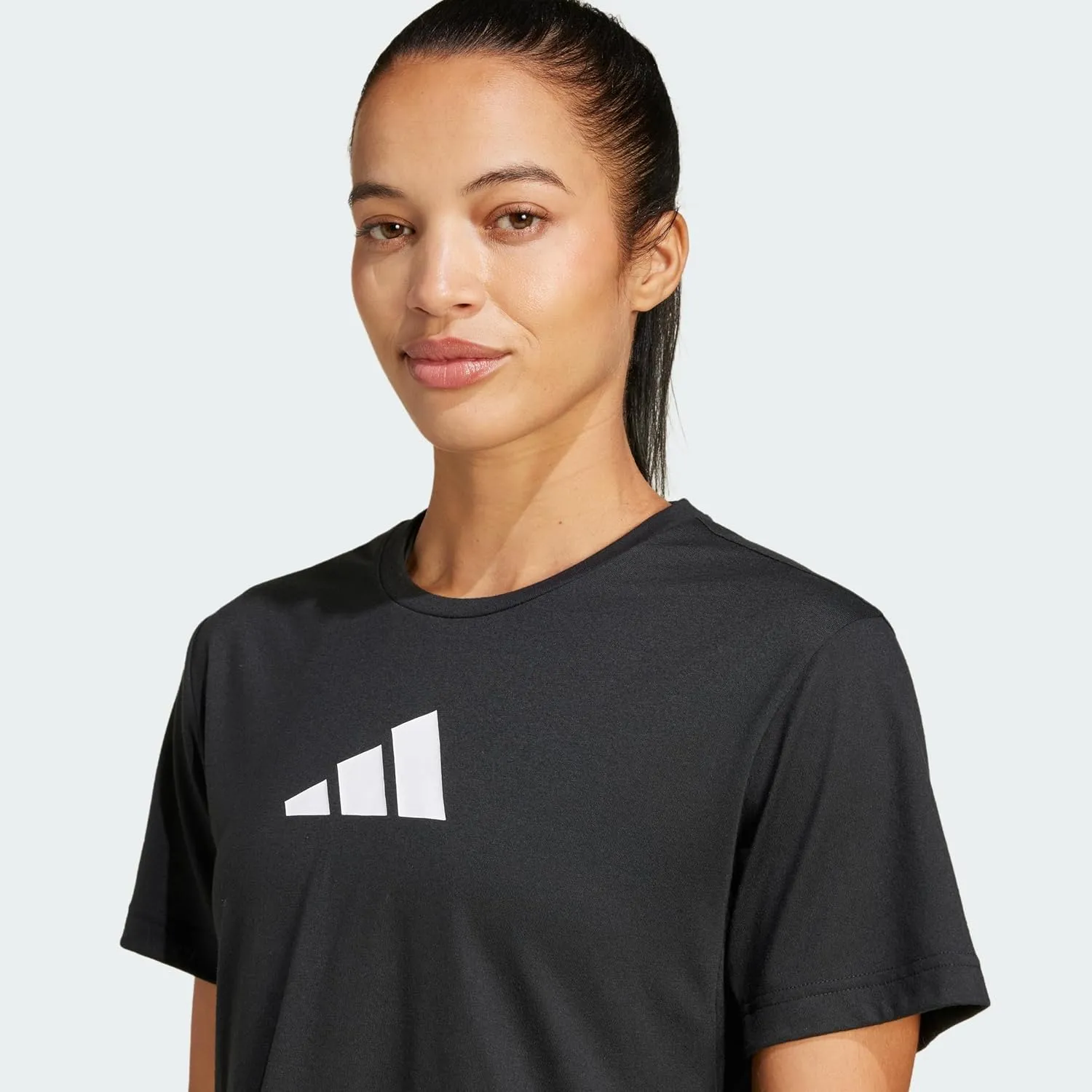 adidas Women's Train Essentials Big Performance Logo T-Shirt