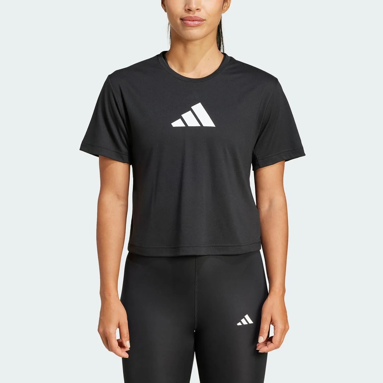 adidas Women's Train Essentials Big Performance Logo T-Shirt