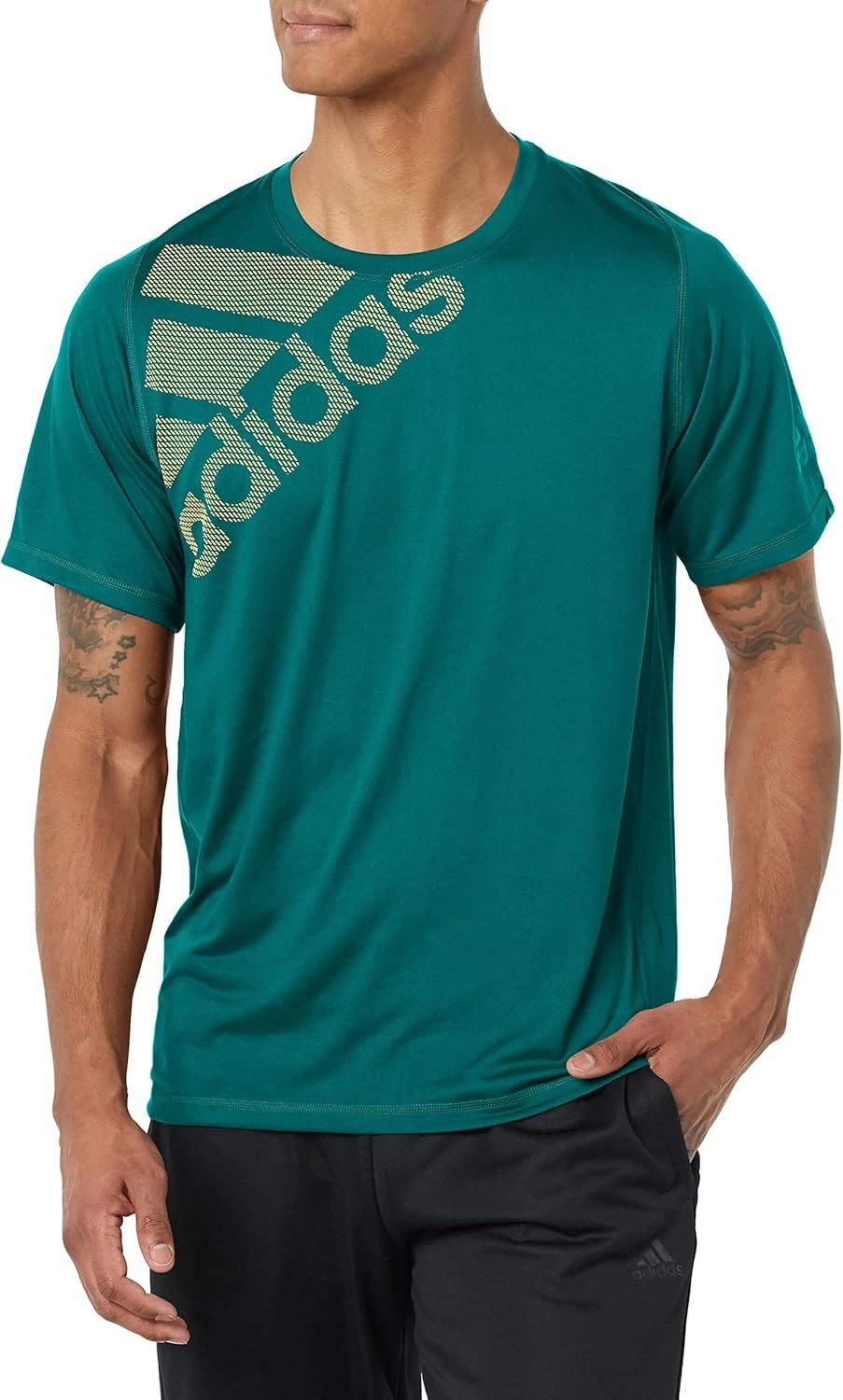 adidas Men's Freelift Badge of Sport Graphic Tee