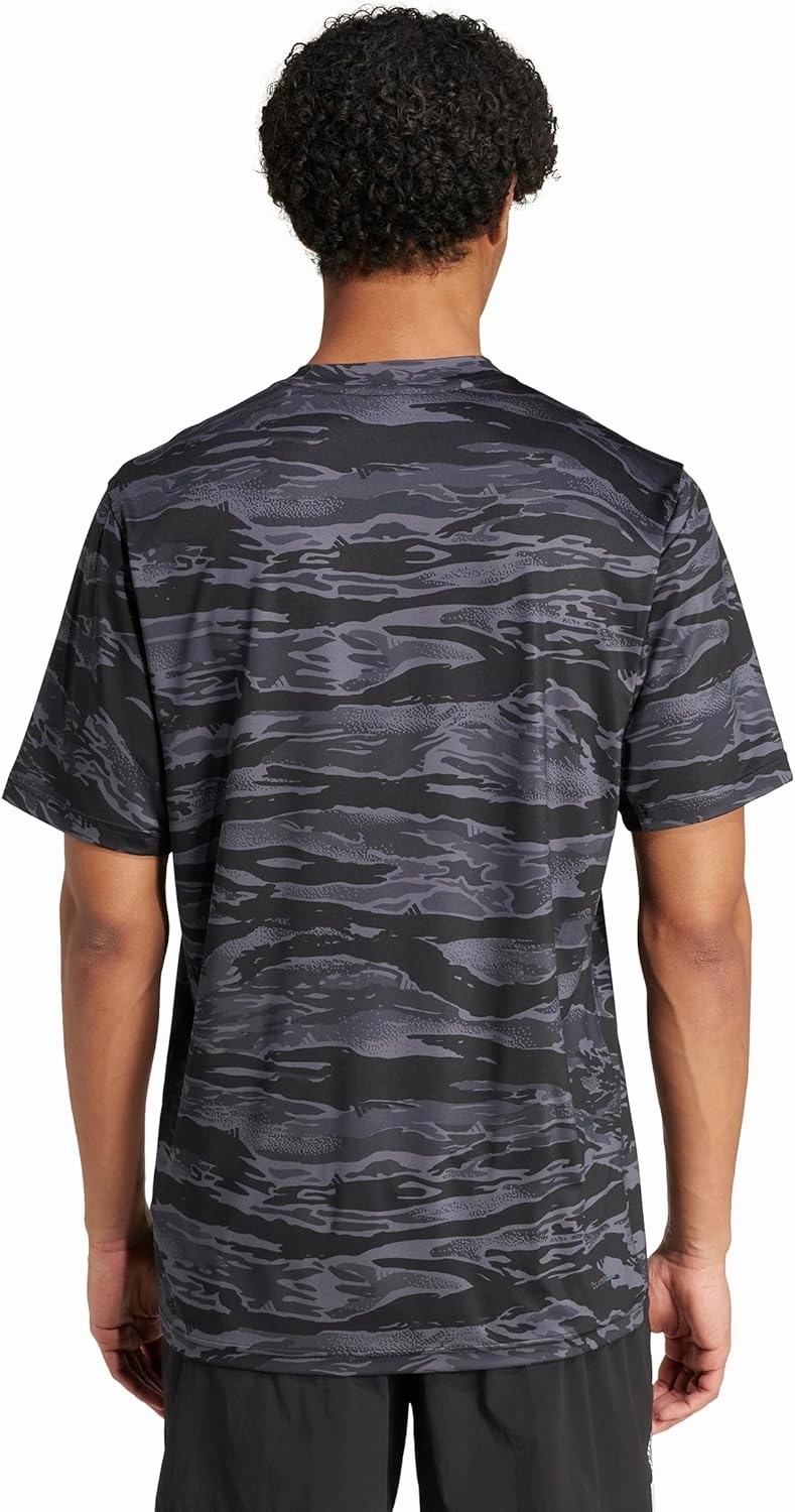 adidas Men's Train Essentials Camouflage All Over Printed T-Shirt