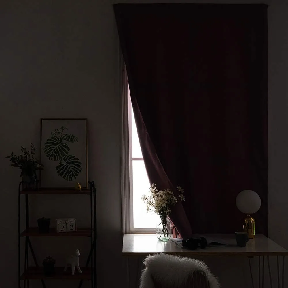 Adjustable Blackout Shades, Windmill Portable Blackout Curtain, South Australia Mountains Barren Land Summer Print Living Room Bedroom Window Drapes,35W x54L Inches,, for Kitchen Bathroom Living Room