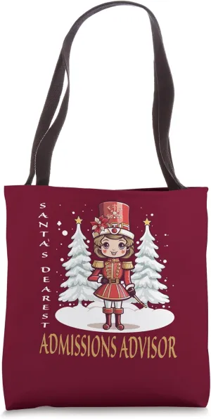 Admissions Advisor Christmas Classic Female Nutcracker Tote Bag