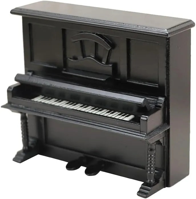 AirAds Dollhouse 1:12 Miniature Piano Classic Standard Piano; Price Each (1 red Piano)