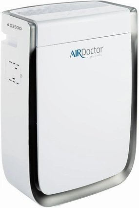 AIRDOCTOR AD3500 Air Purifier for Home and Large Rooms Up to 1260 sq. ft. 2x/hour | UltraHEPA, Carbon, VOC Filters and Air Quality Sensor. Captures Particles 100x Smaller Than HEPA