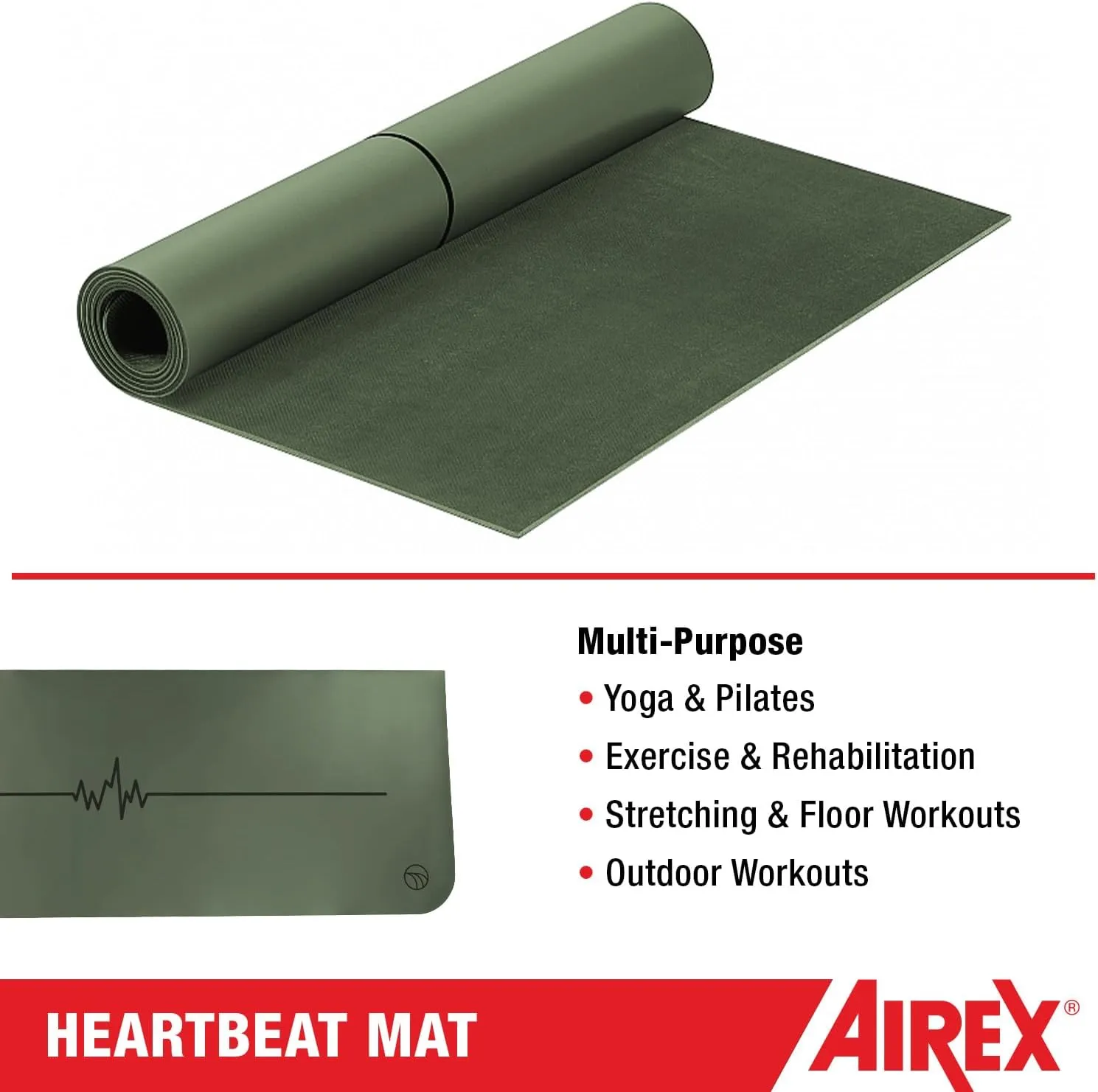 Airex Exercise Mat, Heartbeat