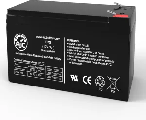 AJC Battery Compatible with Allied Healthcare Products 138 Schuco-Vac Portable DC Aspirator 12V 7Ah Battery