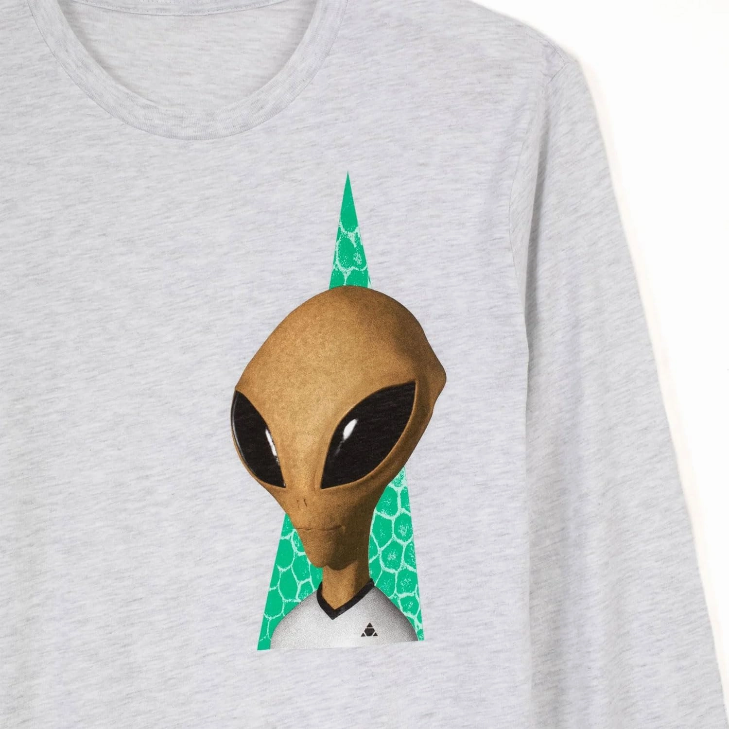 Alien Workshop Skateboards Longsleeve Shirt Visitor Reality Heather Grey