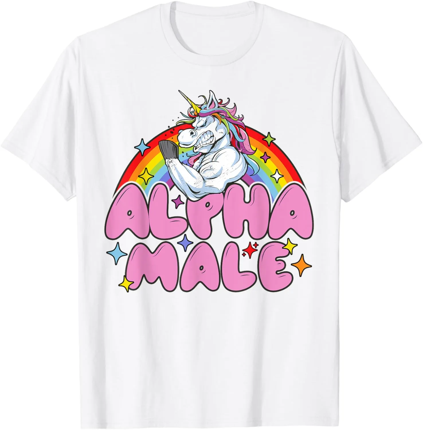 Alpha Male Unicorn Funny Sarcastic men woman T-Shirt