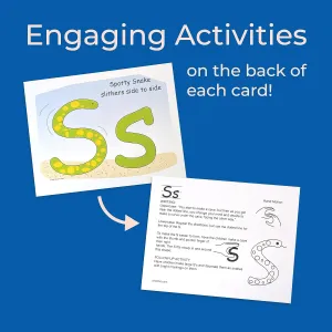 Alphabet Teaching Cards | Kinesthetic | Multisensory Flash Cards | Dyslexia