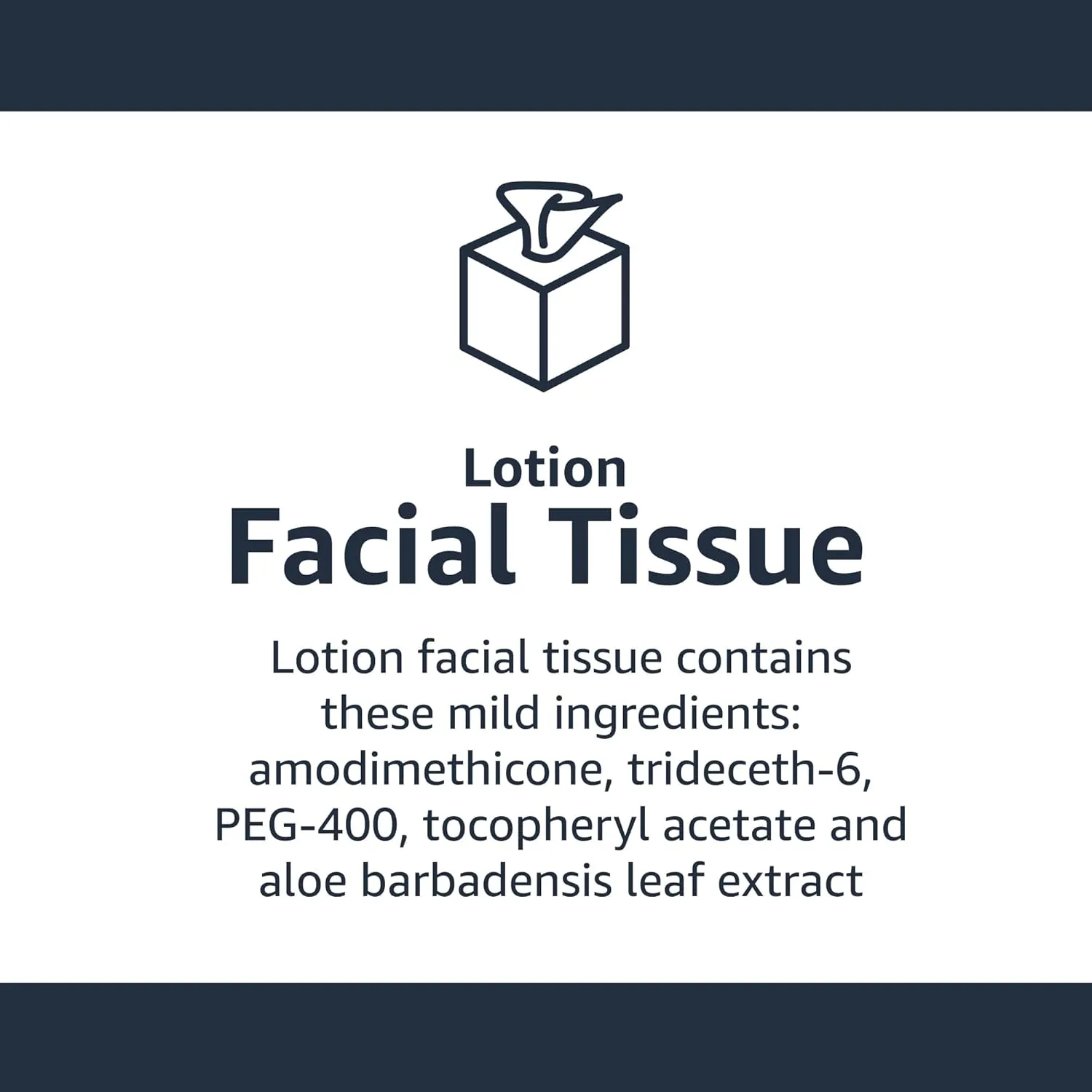 Amazon Basics Facial Tissue with Lotion, 2-Ply, 1350 Count (18 Packs of 75), (Packaging May Vary)
