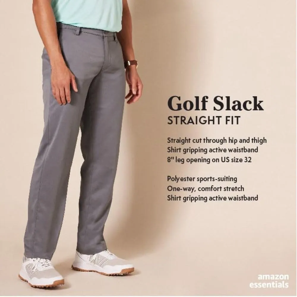 Amazon Essentials mens Straight-fit Stretch Golf Pant