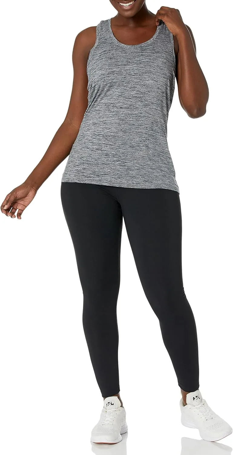 Amazon Essentials Women's Active Quick Dry Tech Stretch Racerback Tank Top (Available in Plus Size), Multipacks
